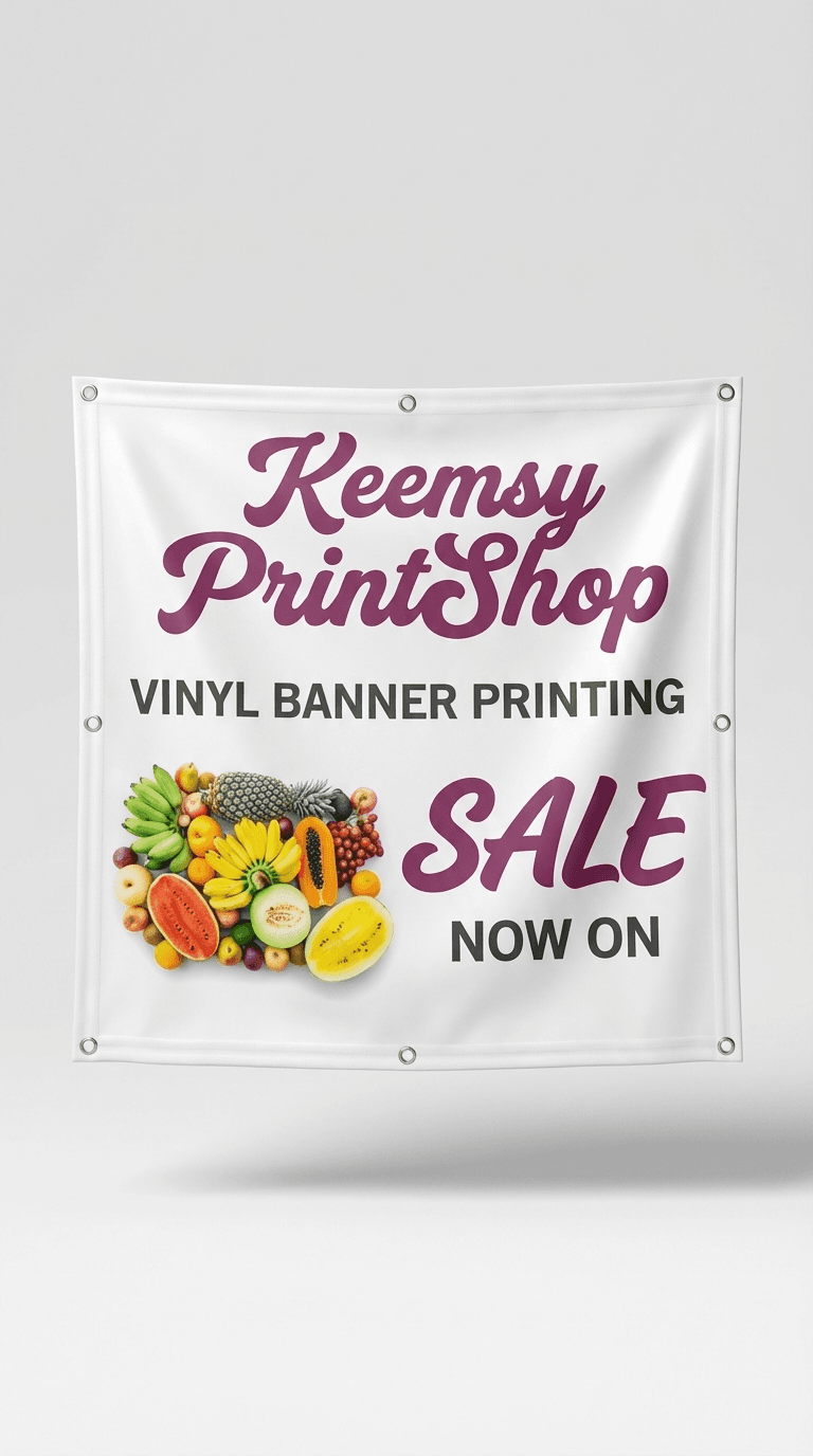 Vinyl Banner Printing in Kenya – Outdoor Advertising & Event Signage