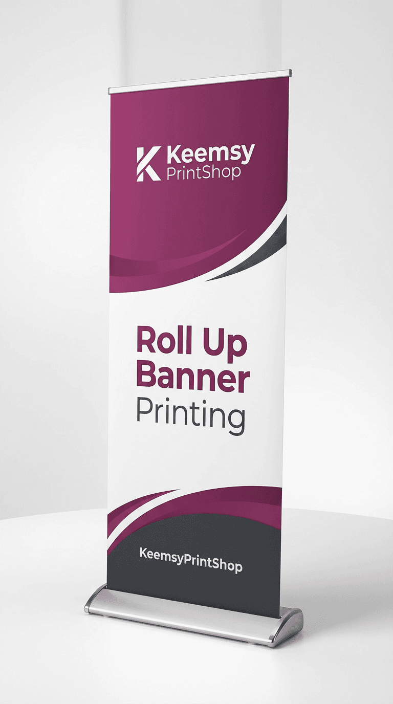 Roll-Up Banner Printing in Kenya – Retractable Display Stands